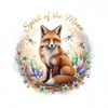 Spirit of the Moon Realistic Fox Logo